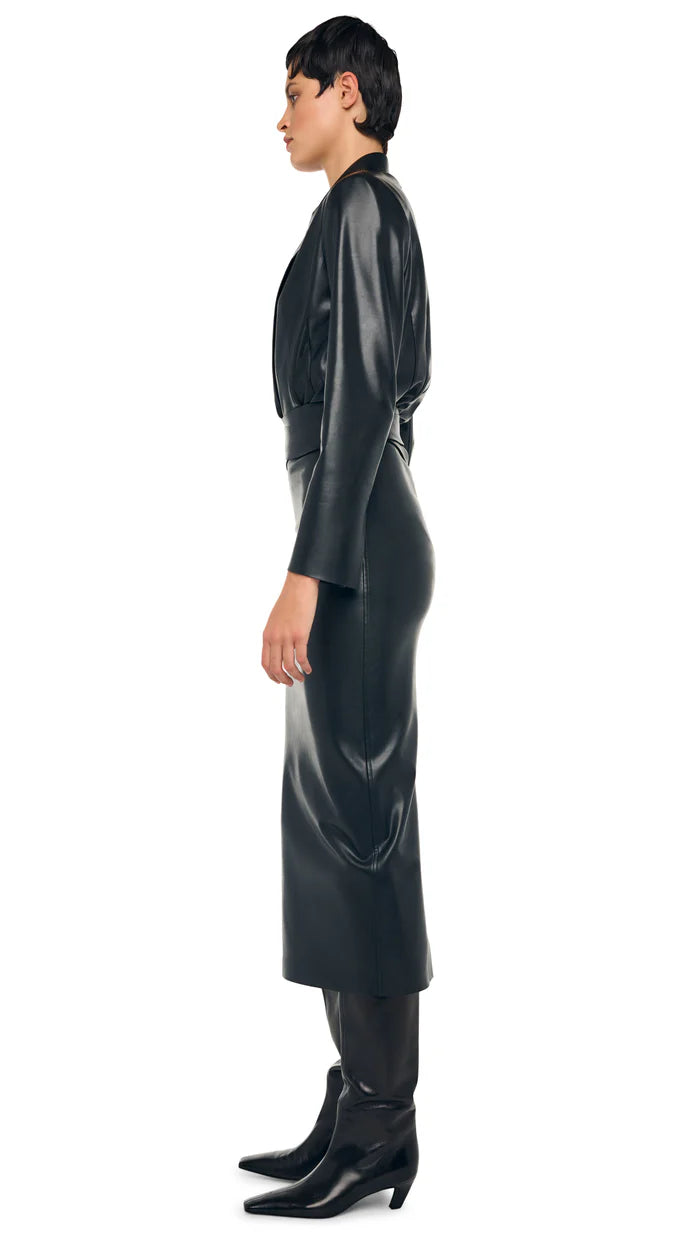 Norma Kamali Single Breasted Bodysuit