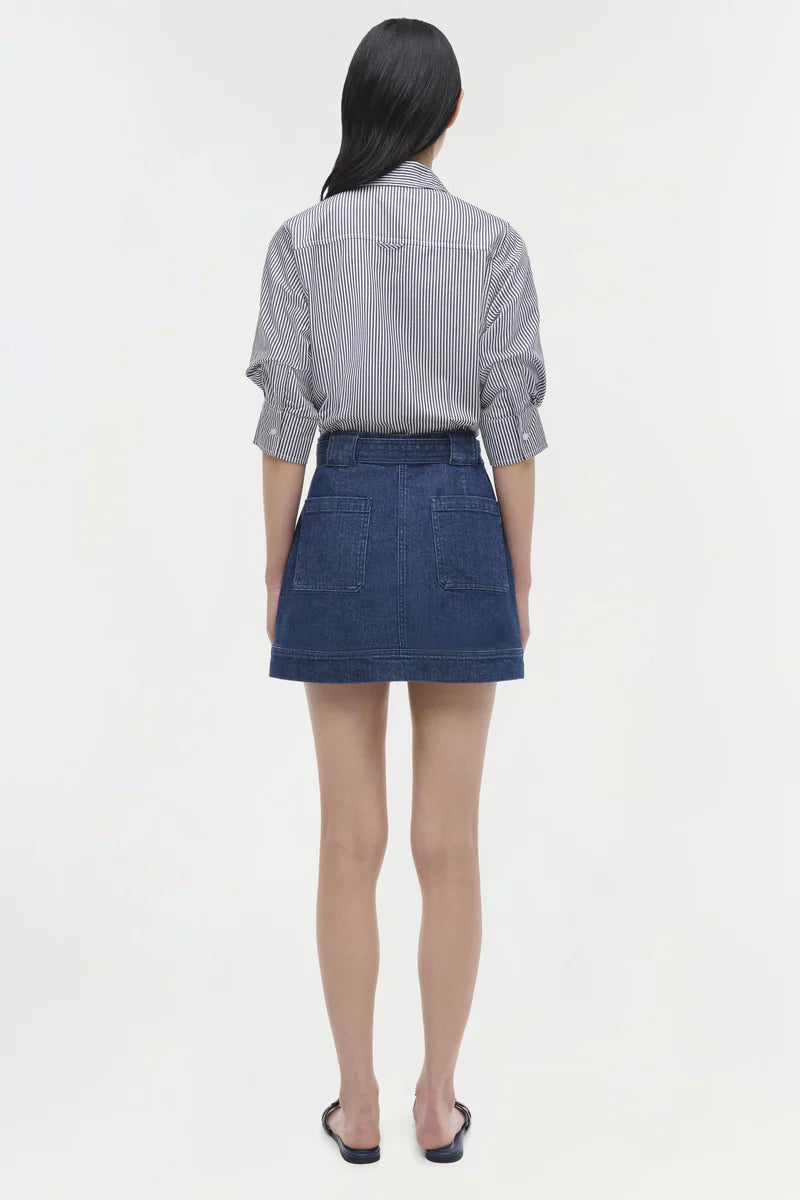 Simkhai Harlowe Denim Mini Dress