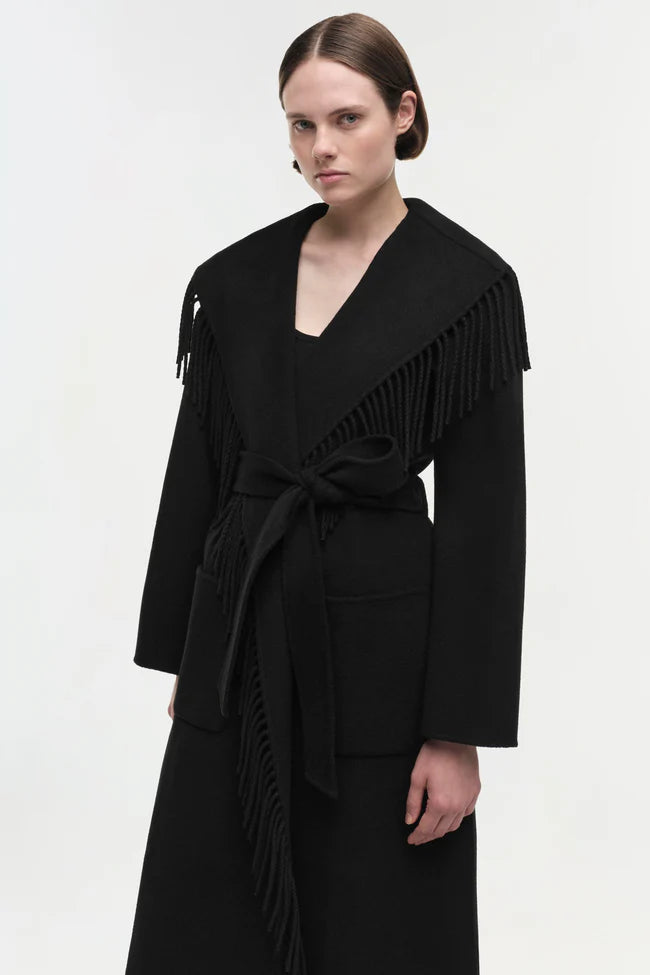 Simkhai Carrie Fringe Coat