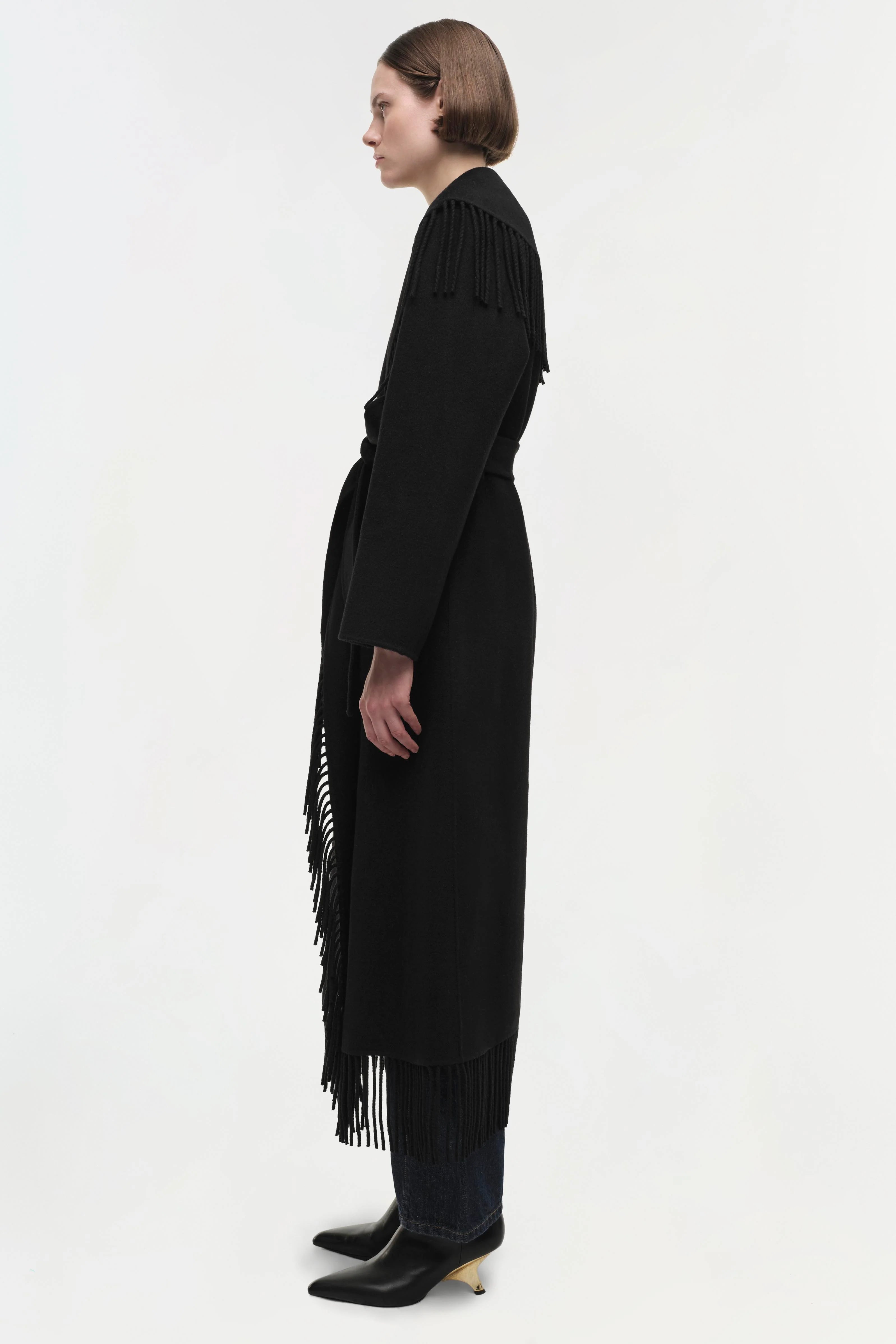 Simkhai Carrie Fringe Coat