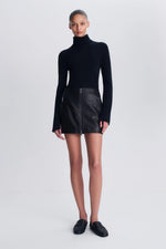Load image into Gallery viewer, Simkhai Elina Leather Skirt
