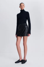 Load image into Gallery viewer, Simkhai Elina Leather Skirt
