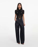 Load image into Gallery viewer, Self Portrait Lace Collared Top
