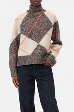 Load image into Gallery viewer, Closed Argyle Sweater
