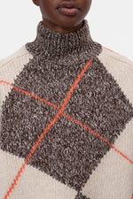 Load image into Gallery viewer, Closed Argyle Sweater
