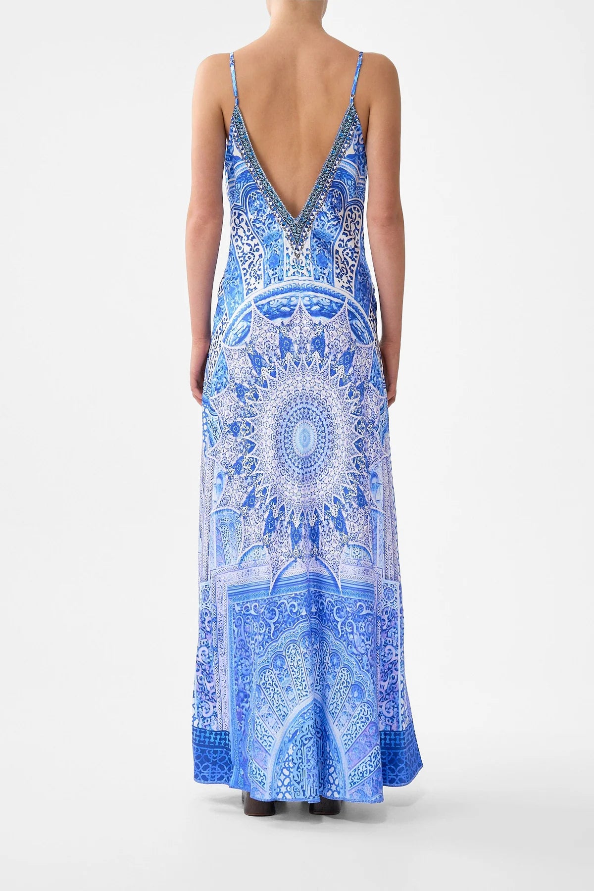 Camilla Vneck Slip Dress