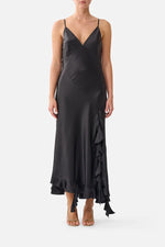 Load image into Gallery viewer, Camilla Bias Cut Dress Frill Hem
