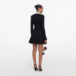 Load image into Gallery viewer, Self Portrait Trim Knit Mini Dress
