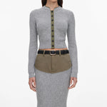 Load image into Gallery viewer, Self Portrait Contrast Cardigan
