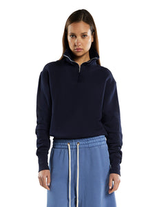 Les Tien Haley Crop Half Zip Pullover