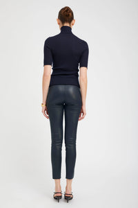 SPRWMN Ankle Leather Pant Navy