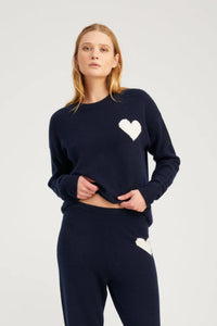 SPRWMN Heart Cashmere Sweatshirt