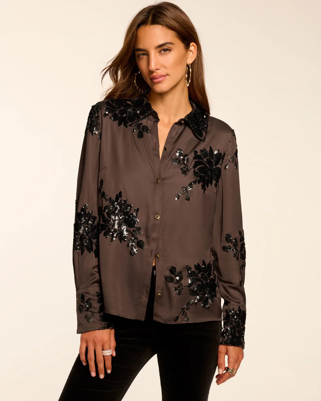 Ramy Brook Sara Button Down Shirt