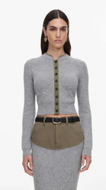 Load image into Gallery viewer, Self Portrait Contrast Cardigan

