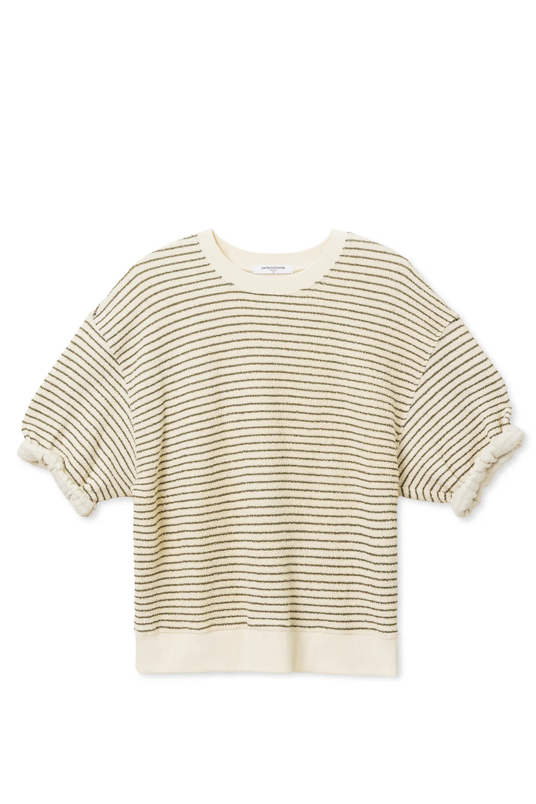Perfect White Tee Rebecca Stripe