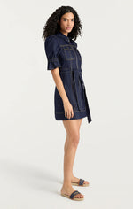 Load image into Gallery viewer, Cinq a Sept Denim Holly Dress
