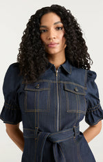 Load image into Gallery viewer, Cinq a Sept Denim Holly Dress
