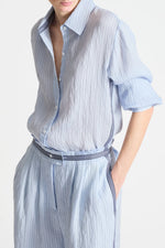 Load image into Gallery viewer, Saint Art Lanette Pinstripe Blouse
