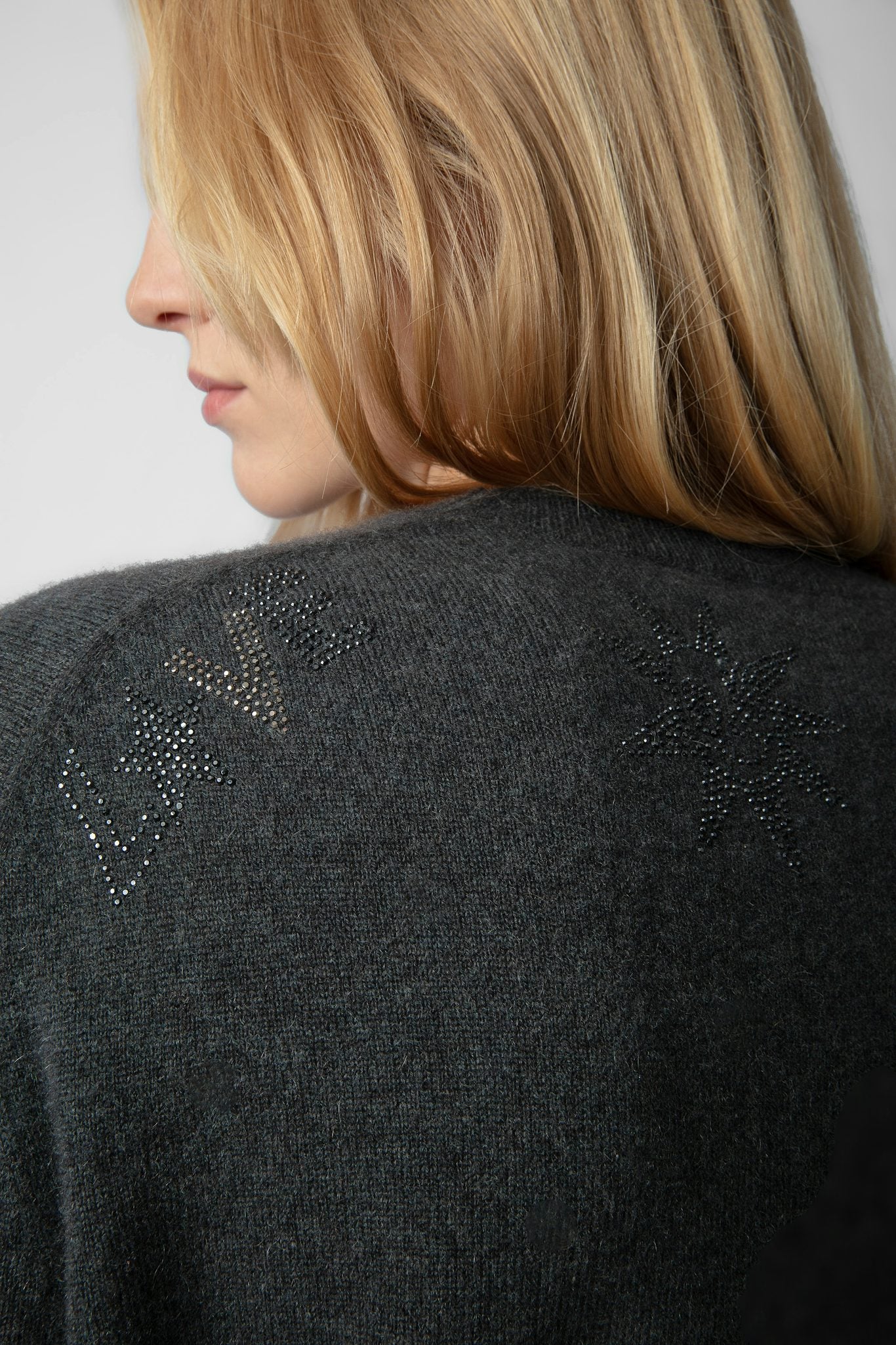 ZAdig & Voltaire Pravis Cashmere Diamanté Sweater