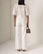 Load image into Gallery viewer, Le Jean Column Eyelet Jeans
