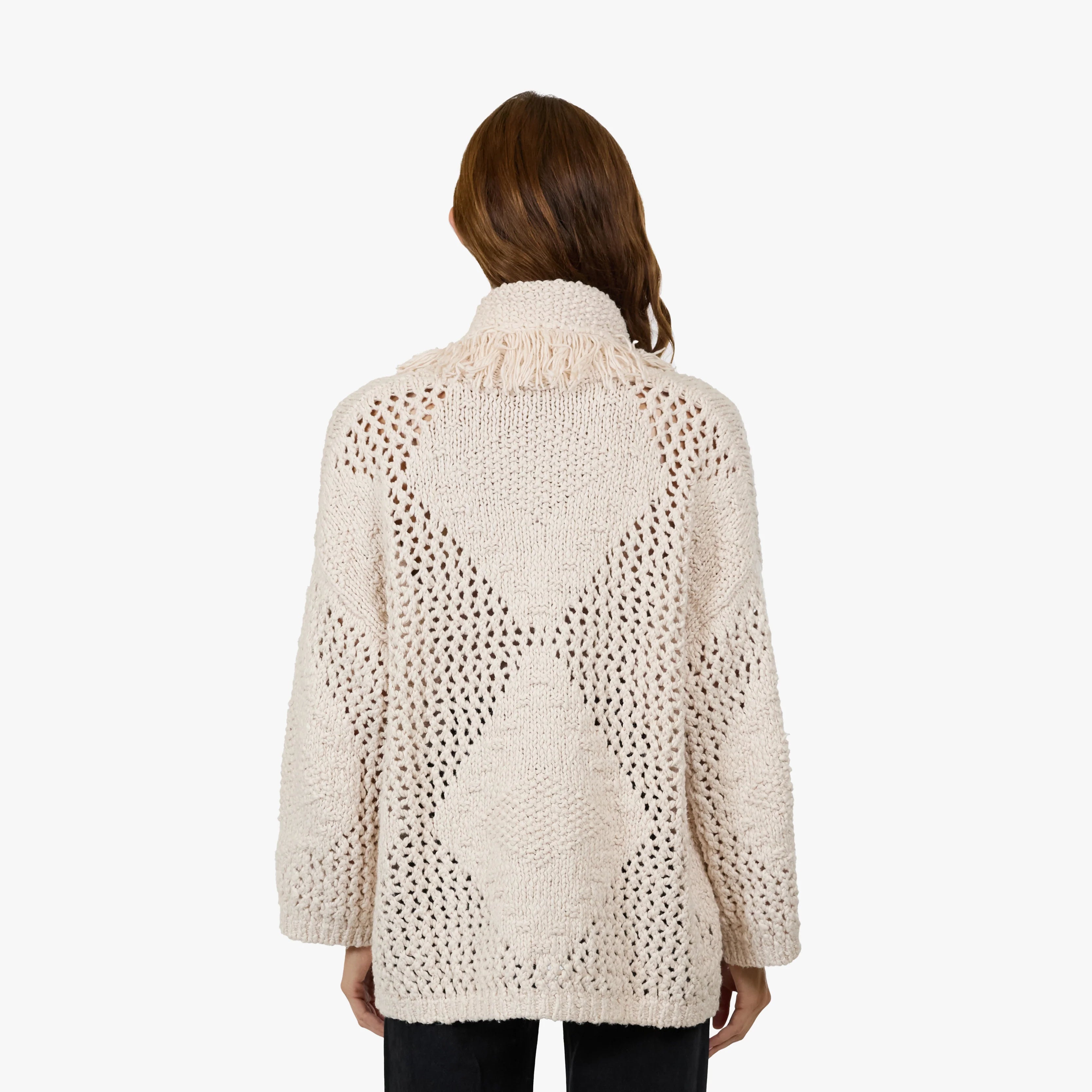 Autumn Cashmere Fringe Cardigan