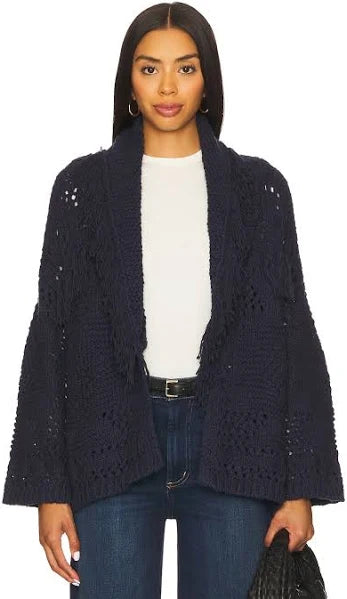 Autumn Cashmere Fringe Cardigan