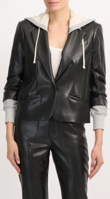 Cinq a Sept Petite Hooded Khloe Blazer