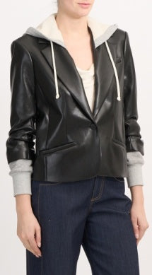 Cinq a Sept Petite Hooded Khloe Blazer